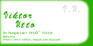 viktor utto business card